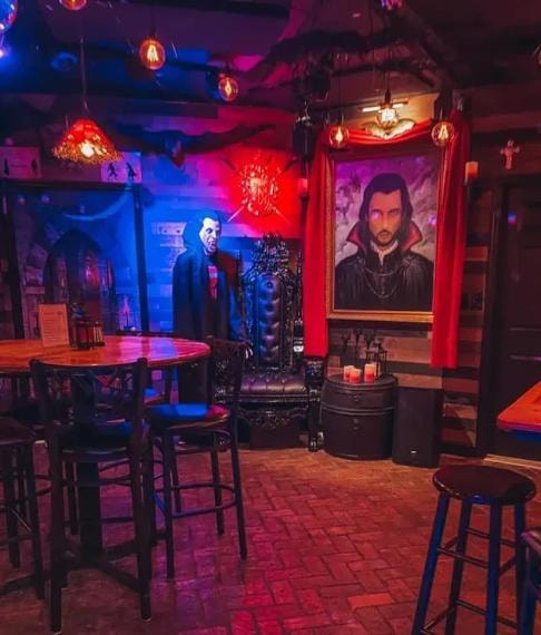 Halloween Happy Hour at Dracula's Wine Bar